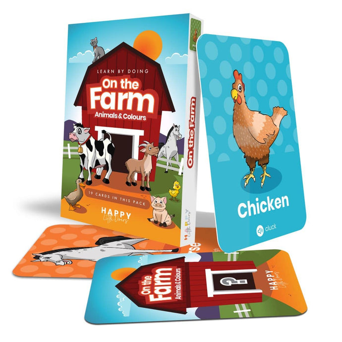 Happy Little Doers On the Farm – Colour & Farm Animal Flashcards