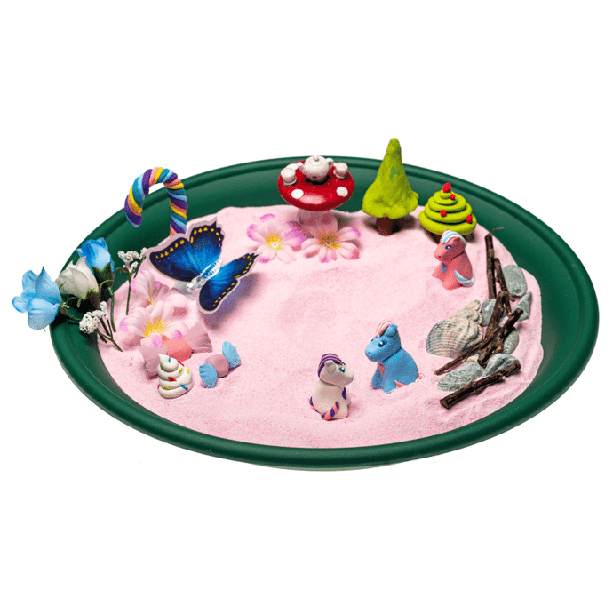 Rainbow Eco Play  Fairyland – Small World Play Multicoloured Sand– 1kg