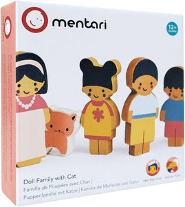 Mentari Doll Family With Cat