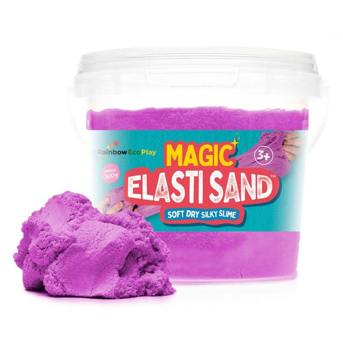 Rainbow Eco Play Magic Elasti Sand Purple - 300g