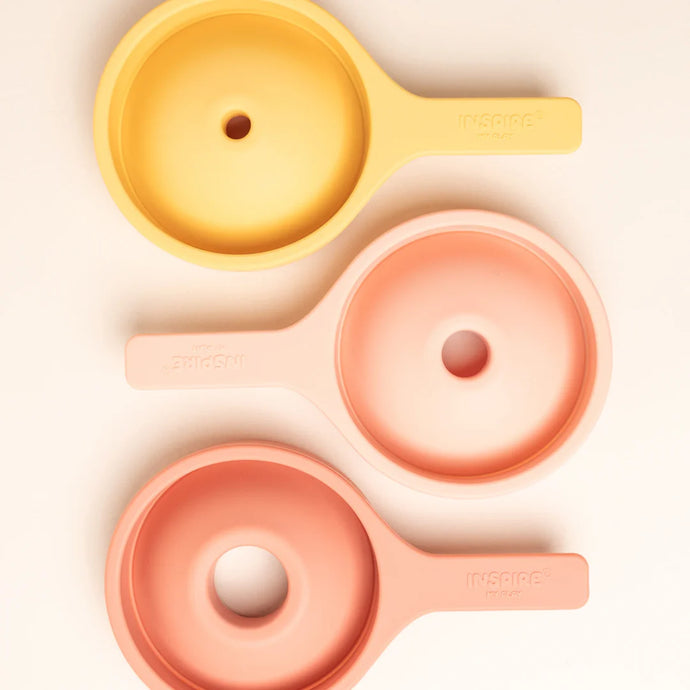 Inspire My Play Collapsible Funnel Set - Coral & Yellow Pastel