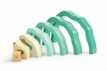 Load image into Gallery viewer, Hape Arctic Polar Bear Stacking Blocks