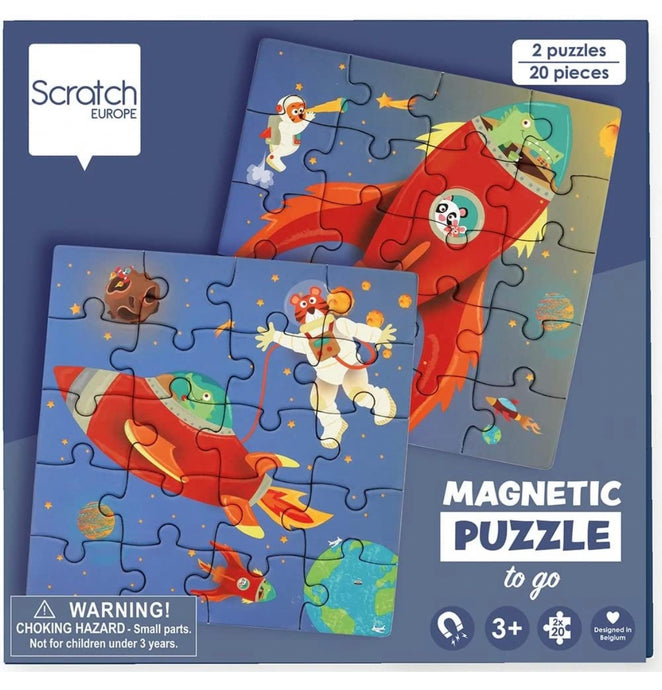 Scratch Scratch Magnetic Puzzle Book – SPACE