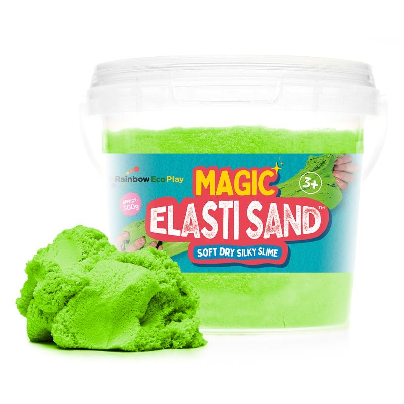 Magic Kinetic Sand + accessories for creating desserts 3 colours