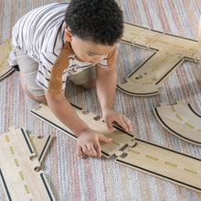 Load image into Gallery viewer, Guidecraft Double-Sided Roadway System – 42 pc. set