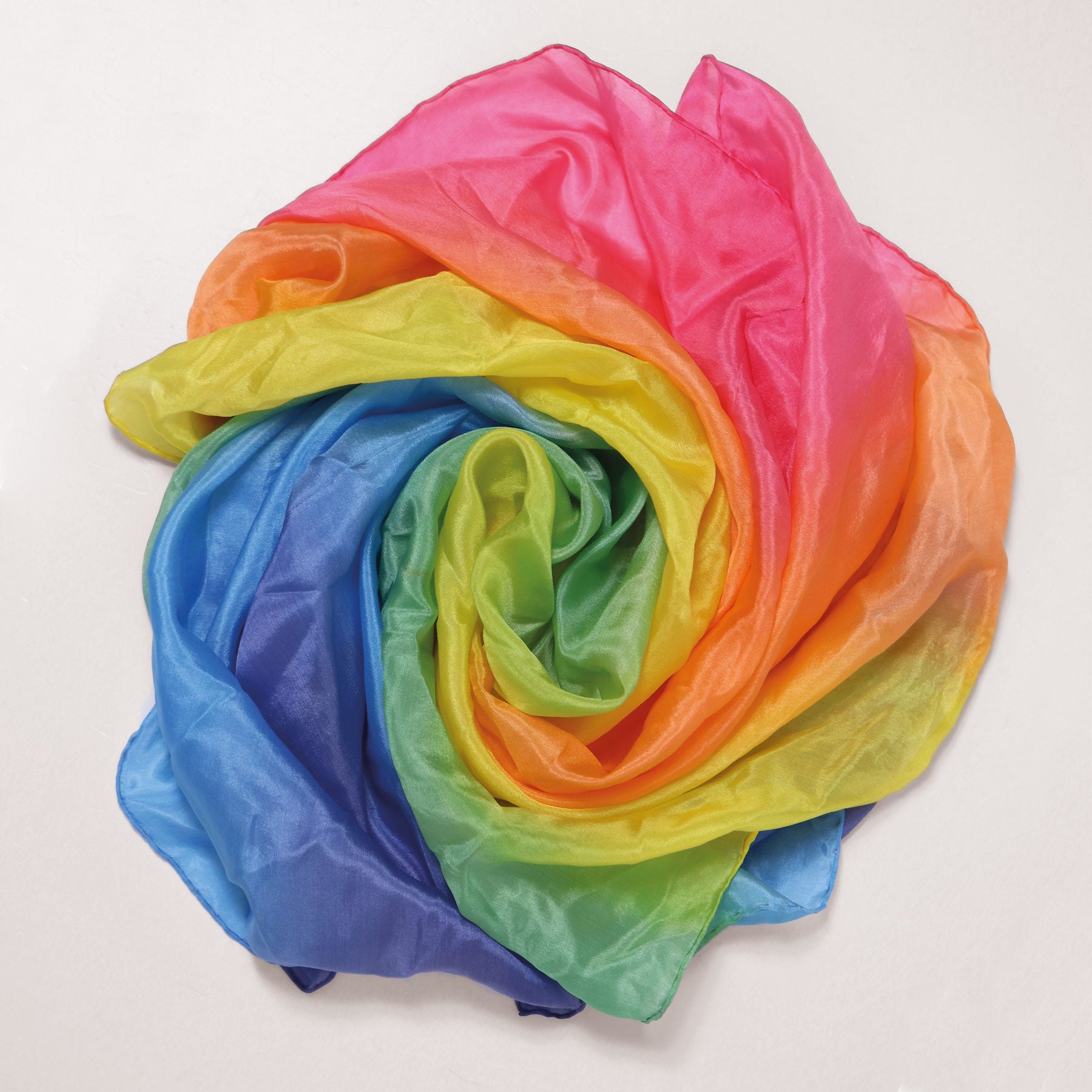 Silk on sale rainbow scarf