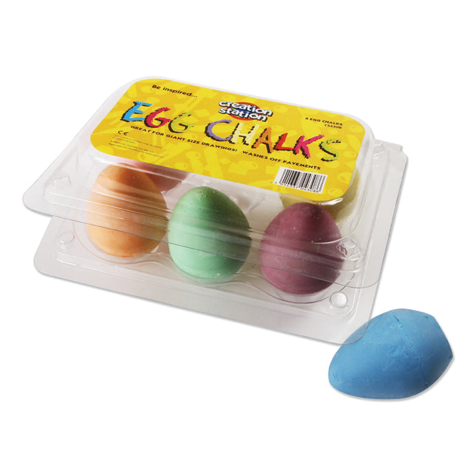 Creation Station Egg Chalks, Assorted Colours