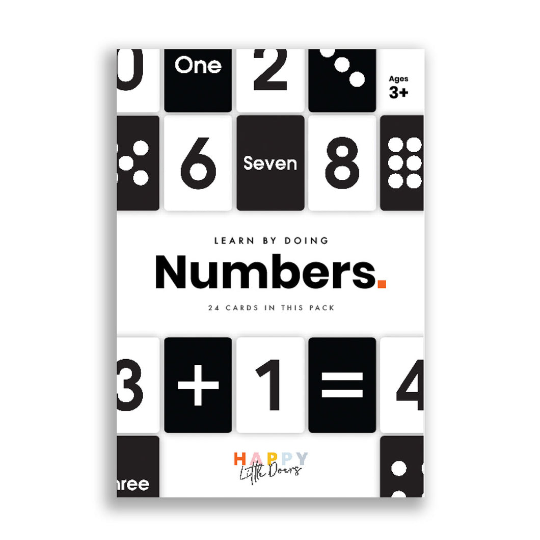 Happy Little Doers Numbers Flashcards