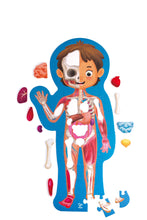 Load image into Gallery viewer, Hape 60pc Human Body Puzzle - 1 metre