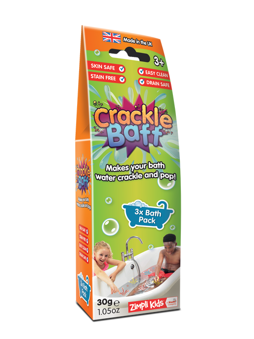 Zimpli Kids Crackle Baff Colours 3 Pack