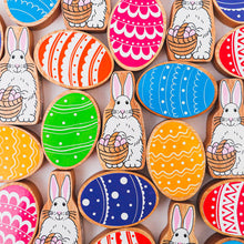 Load image into Gallery viewer, Lanka Kade Natural White and Pink Easter Bunny