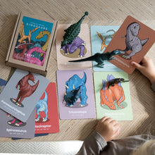 Load image into Gallery viewer, Happy Little Doers Learn Dinosaur Flashcards