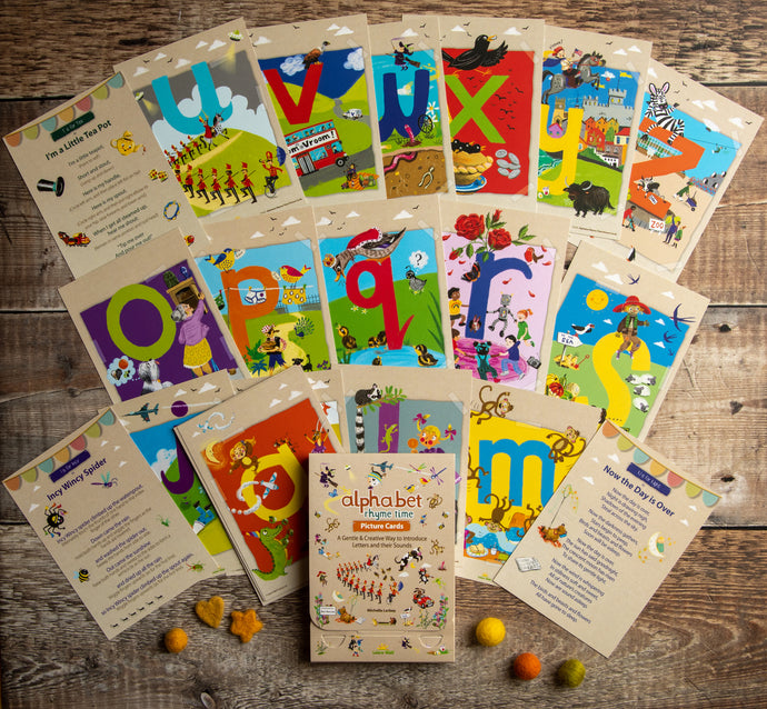 Learnwell Alphabet Rhyme Time Picture Cards