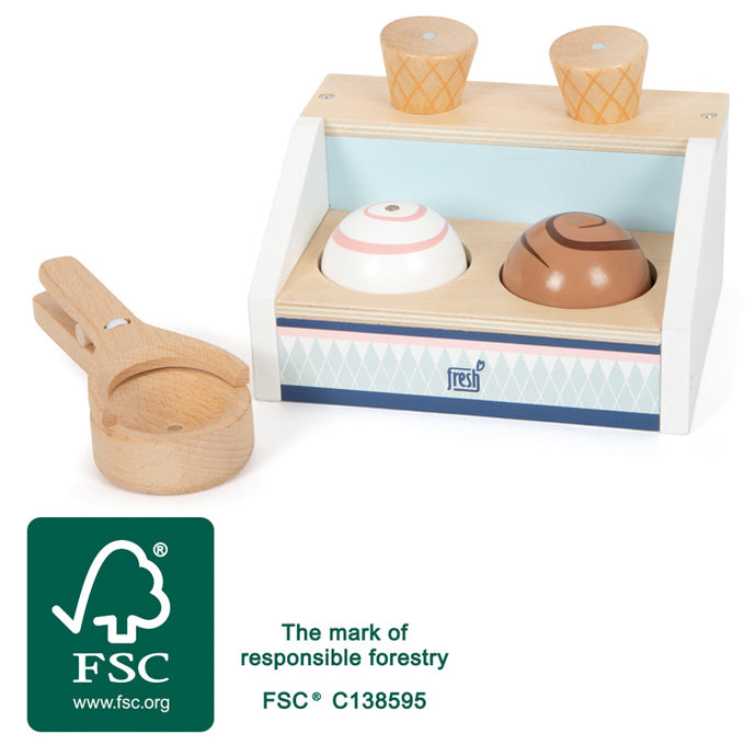 Small Foot Compact Ice Cream Counter