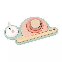 Load image into Gallery viewer, Janod Stackable Sensory Snail Sweet Cocoon