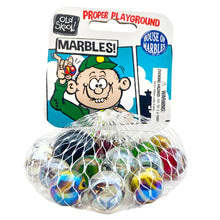 Load image into Gallery viewer, Old Skool Proper Playground Net Bag of Marbles