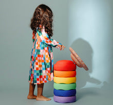 Load image into Gallery viewer, Stapelstein® Stapelstein® Super Confetti Rainbow 6+1 Set