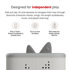 Tonies Moon Grey Toniebox 2 Starter Set & Creative Tonie*PREORDER*