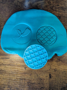 Mermaid Dough Cutter & Puck Set