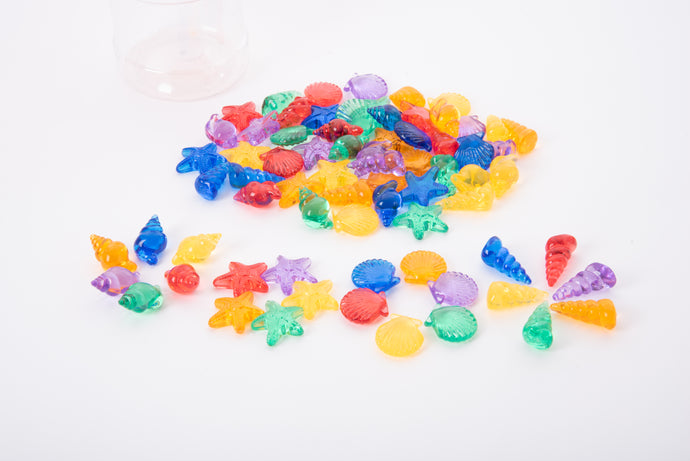 TickiT Translucent Colour Shells - Pk72