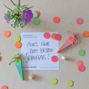 Grimm’s Wooden Confetti Dots Neon