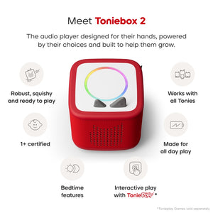 Tonies Tropical Sunset Red Toniebox 2 Starter Set & Creative Tonie*PREORDER*