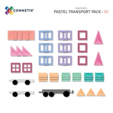 Load image into Gallery viewer, Connetix Pastel Transport Pack 50 pc