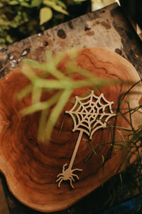 Kinfolk Halloween Spider Web Eco Bubble Wand