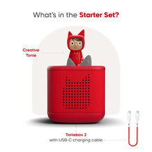 Load image into Gallery viewer, Tonies Tropical Sunset Red Toniebox 2 Starter Set &amp; Creative Tonie*PREORDER*