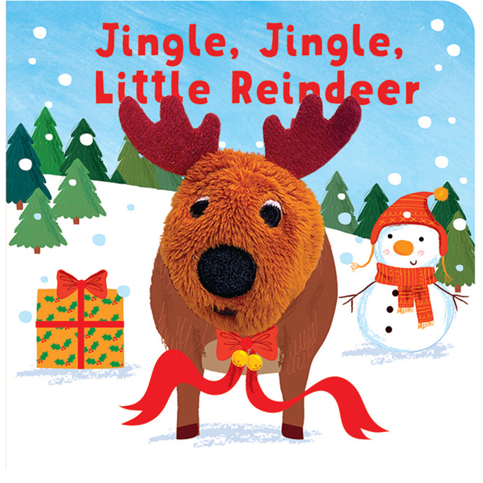 Jingle Jingle Little Reindeer Chunky Finger Puppet Book