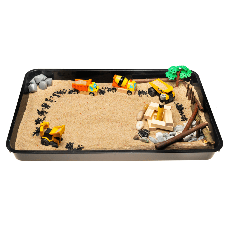 Rainbow Eco Play Construction – Small World Play Multicoloured Sand– 1kg
