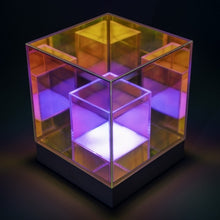 Load image into Gallery viewer, Iridescent Infinity Cube