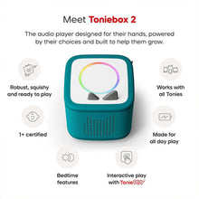 Load image into Gallery viewer, Tonies Tropical Teal Toniebox 2 Play Set with Paw Patrol Chase Tonie*PREORDER*