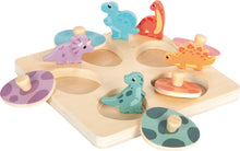 Load image into Gallery viewer, Small Foot Memory Puzzle Dino