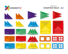 Load image into Gallery viewer, Connetix Rainbow Starter Pack 62 pc