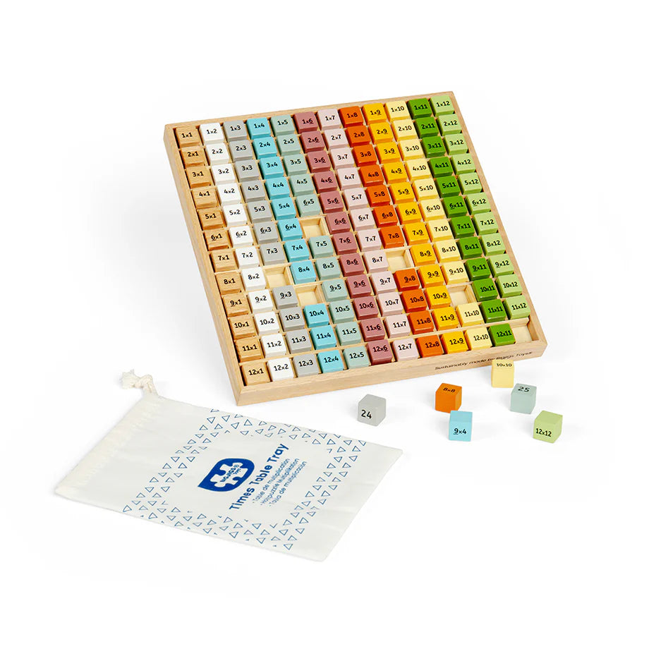 Bigjigs Scandi Times Tables Tray