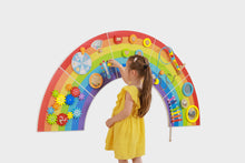 Load image into Gallery viewer, Rainbow Activity Wall Panel - FREE POSTAGE