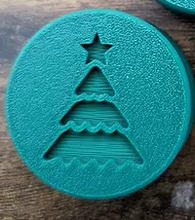 Load image into Gallery viewer, Santa Playdough Puck Stamper