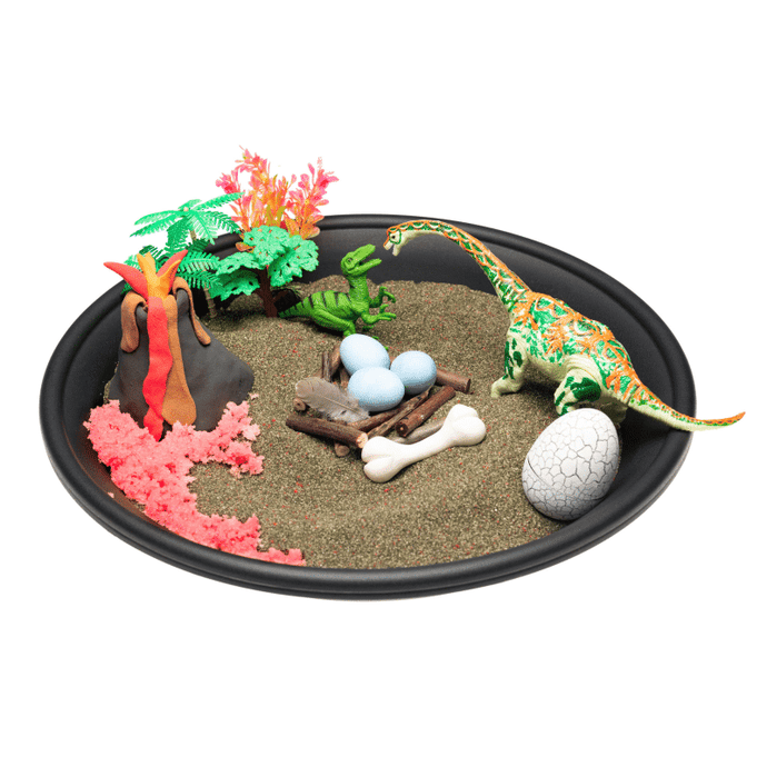 Rainbow Eco Play Dinosaur – Small World Play Multicoloured Sand– 1kg