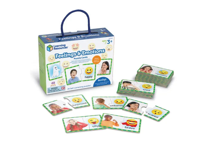 Learning Resources Feelings & Emotions Puzzle Cards