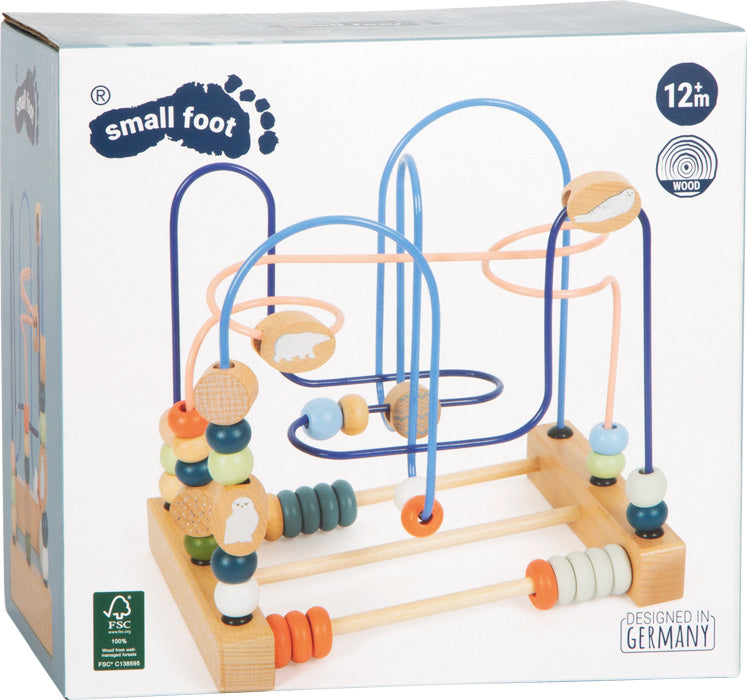 Small Foot Bead Maze Arctic