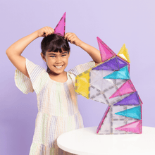 Load image into Gallery viewer, Connetix Glitter Unicorn Pack 56 pc