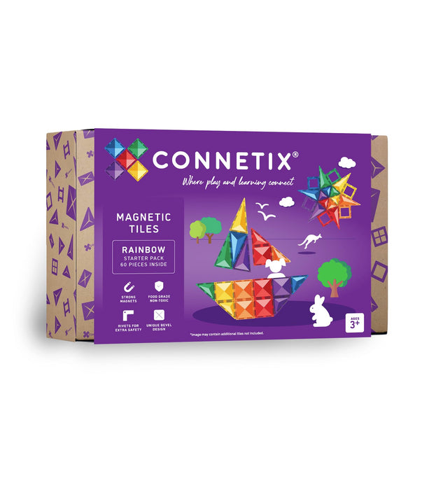 Connetix Rainbow Starter Pack 62 pc