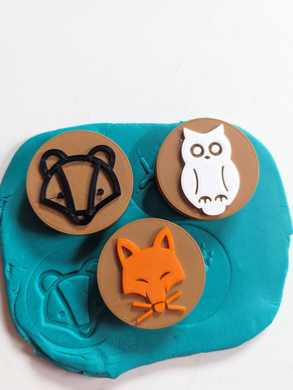 Woodland Animals Puck Set