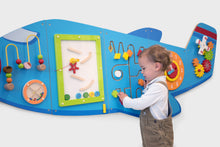 Load image into Gallery viewer, Aeroplane Activity Wall Panel - FREE POSTAGE