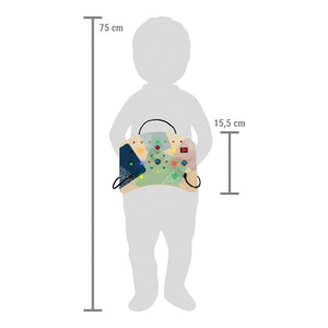 Small Foot Motor Activity Board LED Light and Switches