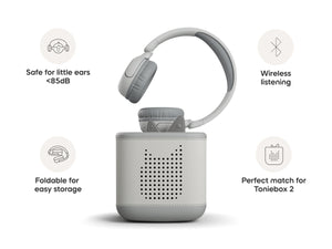 Tonies 2 Moon Grey Bluetooth Headphones*PREORDER*