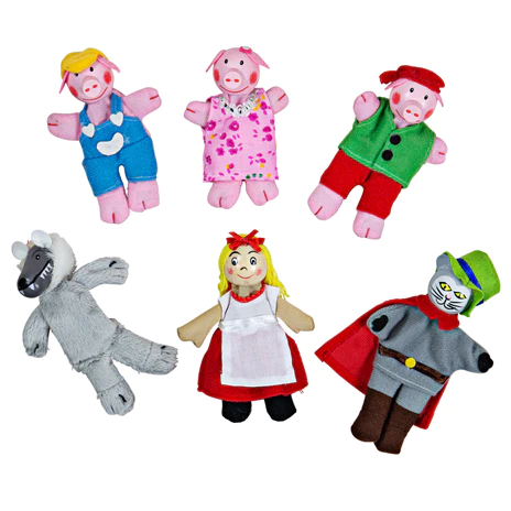 Bigjigs Red Riding Finger Puppets