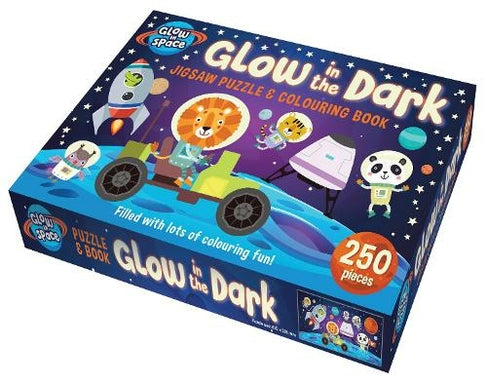 Glow in the Dark Book and Jigsaw - Space