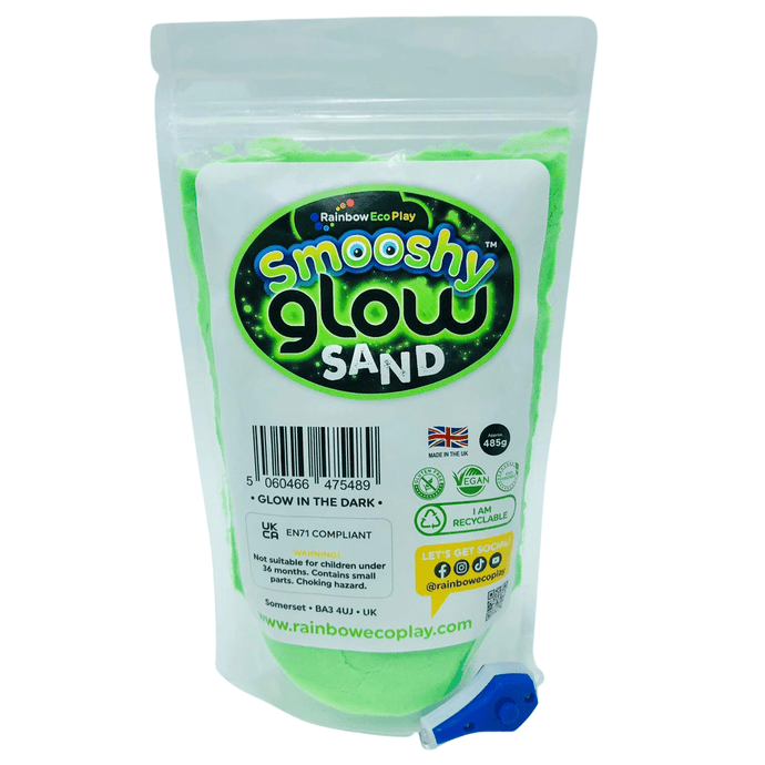 Rainbow Eco Play Smooshy Glow Magic Sand – 485g